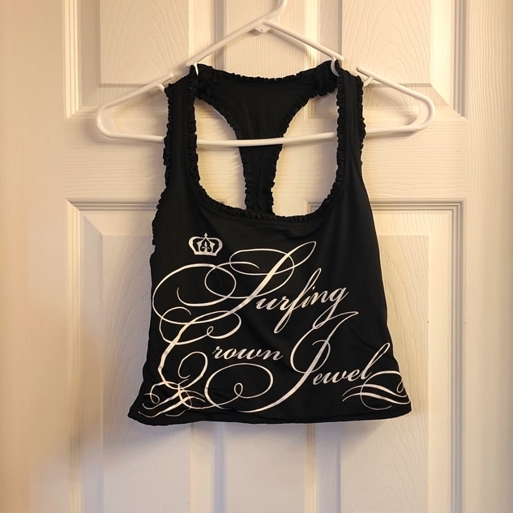 Juicy Couture Beach Surf Royalty top, size small